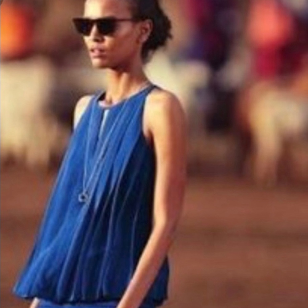 J Crew Pleated Top - 00